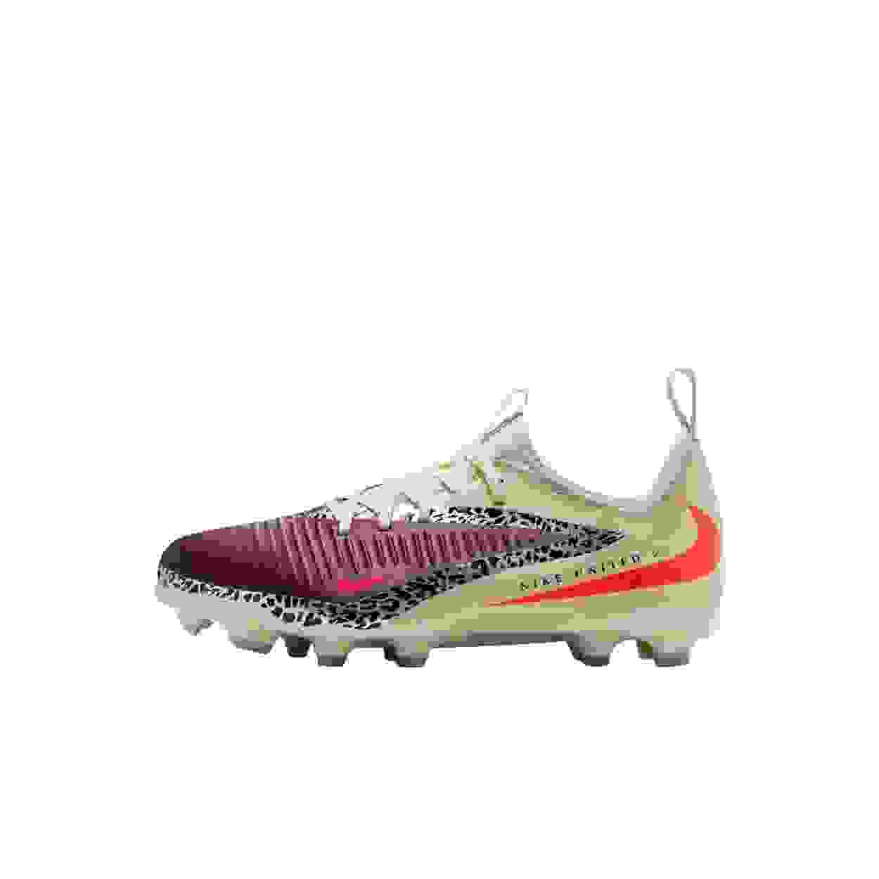 Nike United Jr. Phantom 6 Low Academy FG Preschool Kids' "Burgundy Crush/Fossil/Red" Soccer Cleat